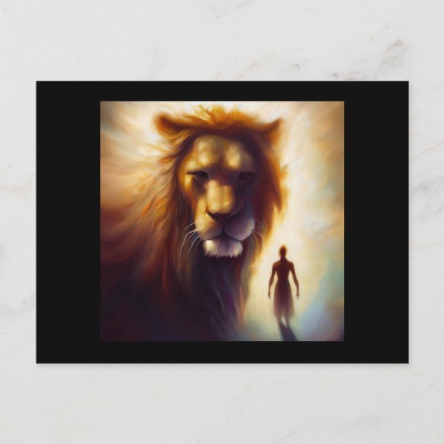 Spirit Animal Lion 1 Postcard (Front)