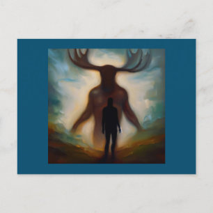 Spirit Animal Moose 1 Postcard