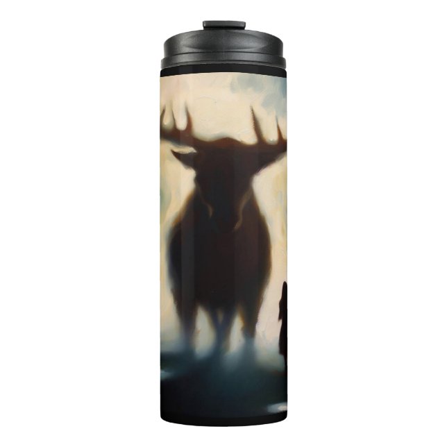 Spirit Animal Moose 2 Thermal Tumbler (Front)
