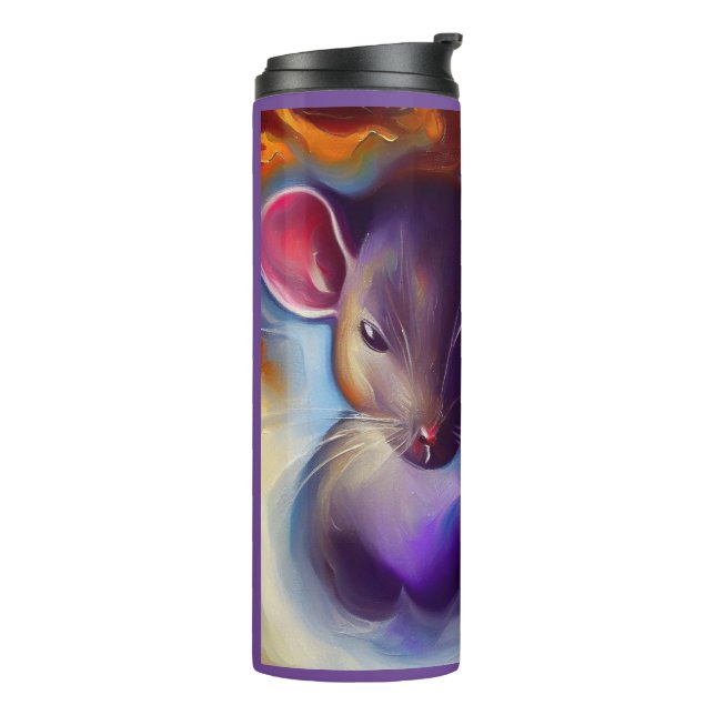 Spirit Animal Mouse 2 Thermal Tumbler (Rotated Left)