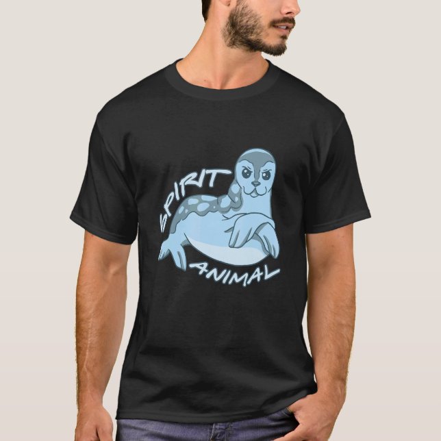 Spirit Animal Ocean Sea Lion T-Shirt (Front)