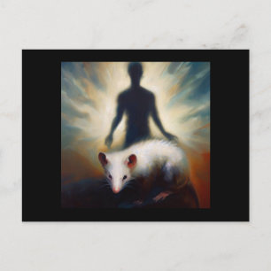 Spirit Animal Opossum 1 Postcard