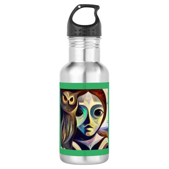 Spirit Animal Owl 3 532 Ml Water Bottle (Front)