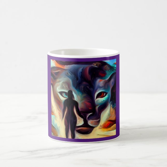 Spirit Animal Panther 3 Coffee Mug (Center)