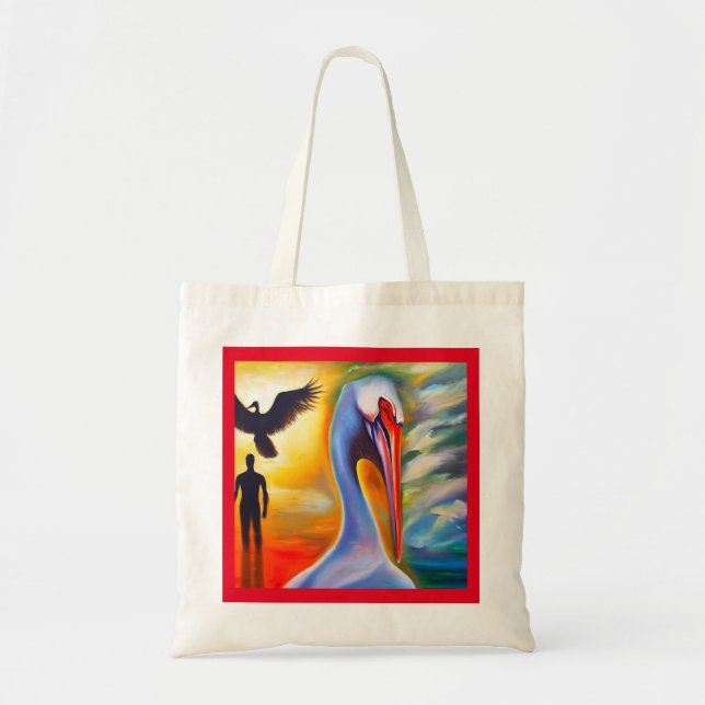 Spirit Animal Pelican 2 Tote Bag (Front)