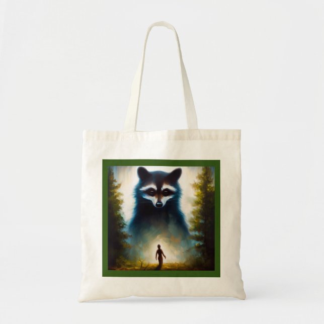 Spirit Animal Racoon 2 Tote Bag (Front)