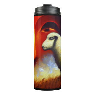 Spirit Animal Sheep 3 Thermal Tumbler