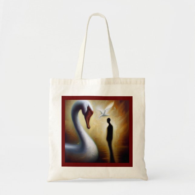 Spirit Animal Swan 1 Tote Bag (Front)