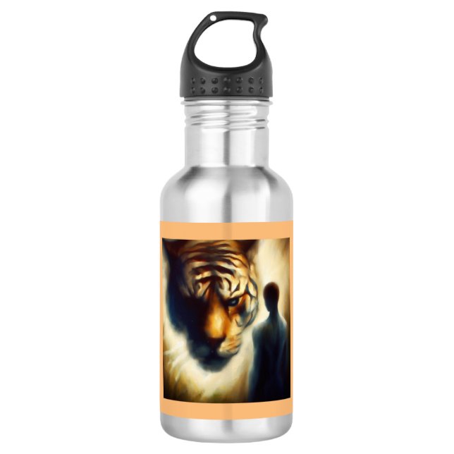 Spirit Animal Tiger 1 532 Ml Water Bottle (Front)