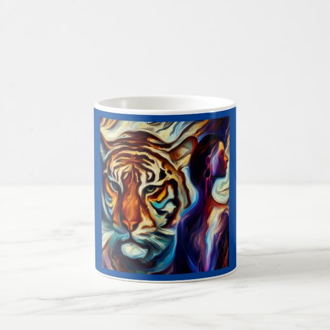 Spirit Animal Tiger 3 Coffee Mug (Center)