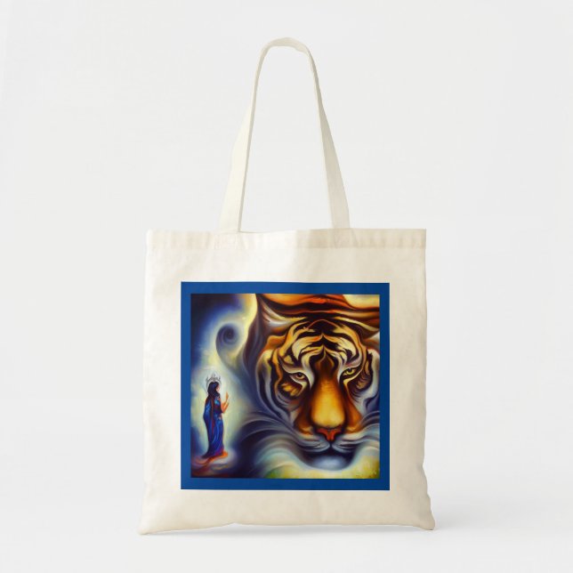 Spirit Animal Tiger 4 Tote Bag (Front)