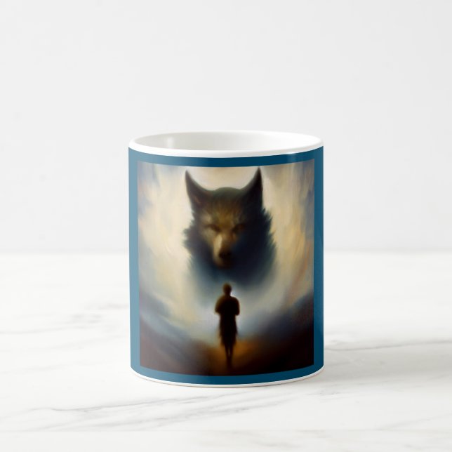 Spirit Animal Wolf 2 Coffee Mug (Center)