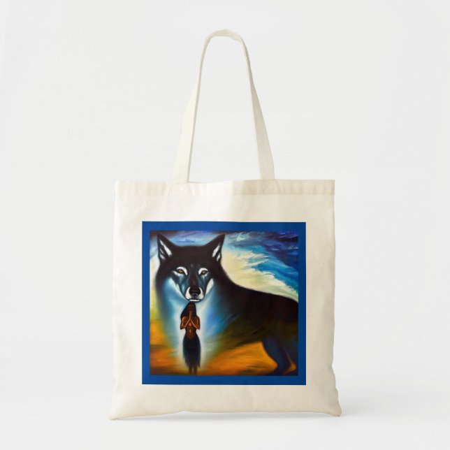 Spirit Animal Wolf 4 Tote Bag (Front)