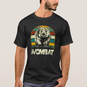 Spirit Animal Womba    Vintage Wombat T-Shirt