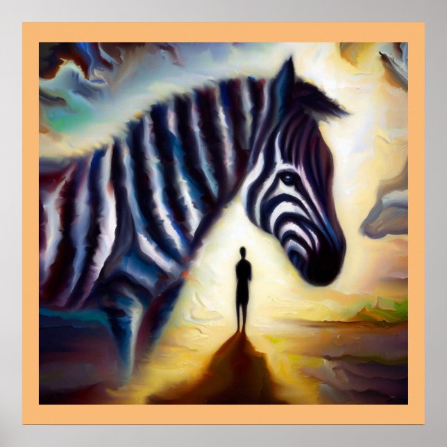 Spirit Animal Zebra 1 Poster (Front)