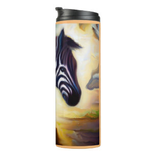 Spirit Animal Zebra 1 Thermal Tumbler