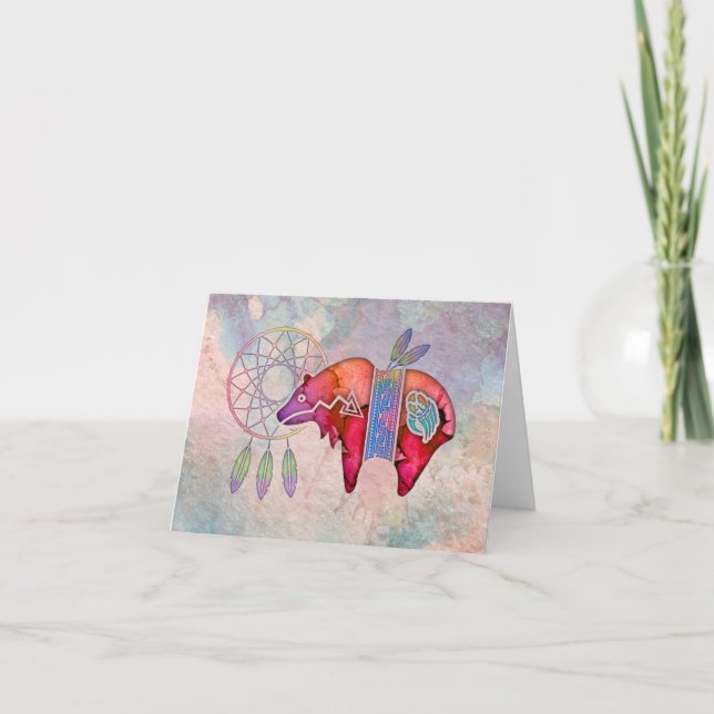 Spirit Bear Blank Notecard (Front)