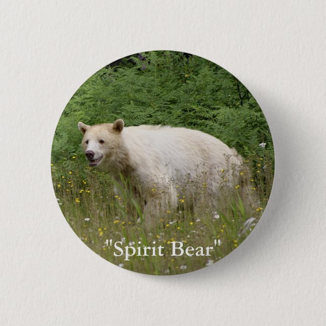 Spirit Bear Gifts 6 Cm Round Badge (Front)