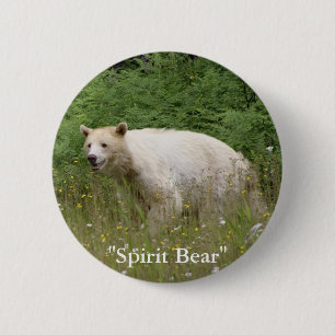 Spirit Bear Gifts 6 Cm Round Badge