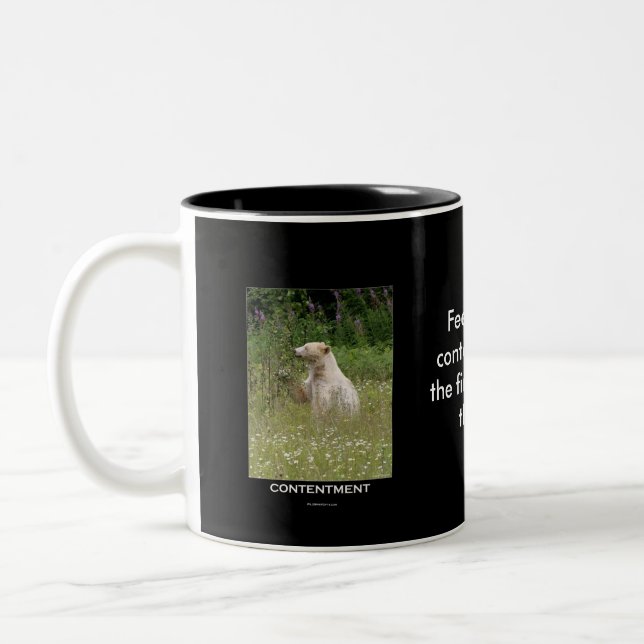 Spirit Bear Gifts Two-Tone Coffee Mug (Left)
