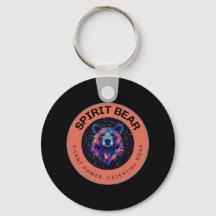 Spirit Bear Tee Sticker Key Ring