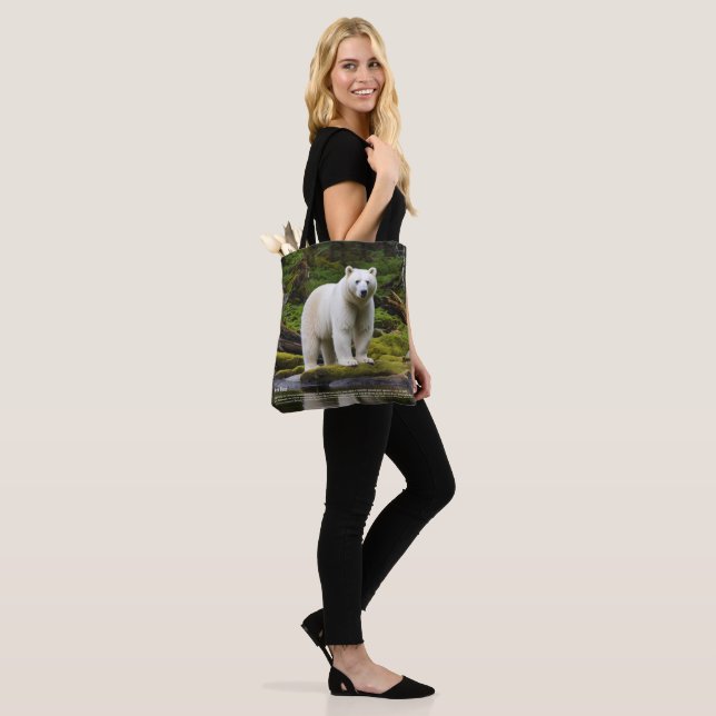 Spirit Bear Tote Bag (On Model)