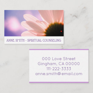 Spirit BLumen Gänseblümchen Consultant Business Card