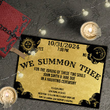 Spirit Board Gothic Halloween Wedding or Shower