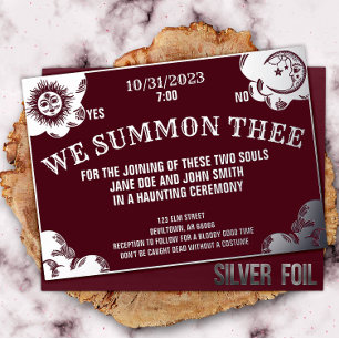 Spirit Board Halloween Gothic Wedding or Shower