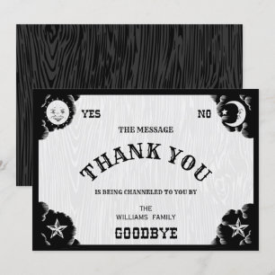 Spirit Board Halloween Thank You Card