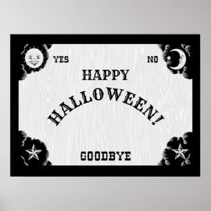 Spirit Board Happy Halloween Poster