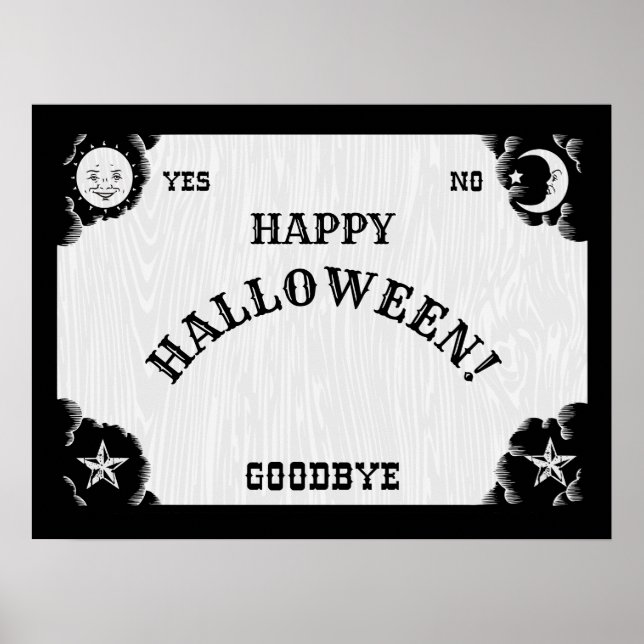 Spirit Board Happy Halloween Poster (Front)