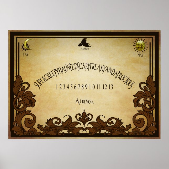 Spirit Board Humour Poster (Front)