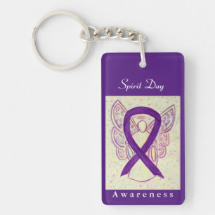 Spirit Day (Anti-Gay Bullying) Awareness Keychain