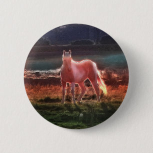 Spirit Dream Horse 6 Cm Round Badge