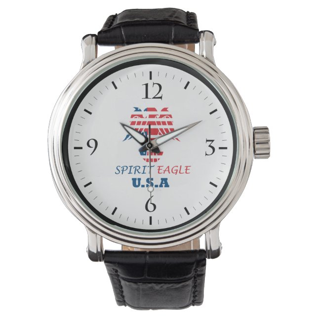 Spirit eagle USA flag Watch (Front)