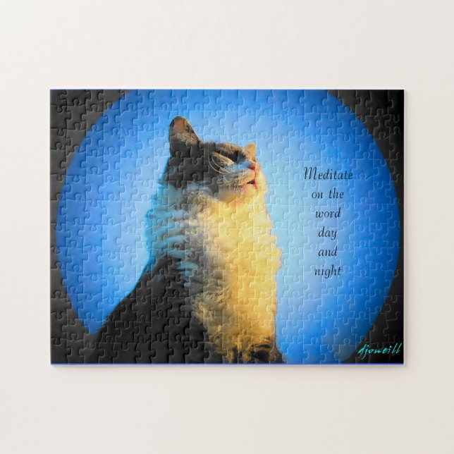 Spirit filled kitty jigsaw puzzle (Horizontal)
