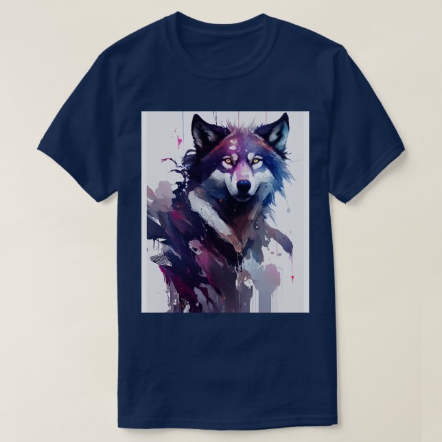 Spirit Guide Wolf 6 T-Shirt (Design Front)
