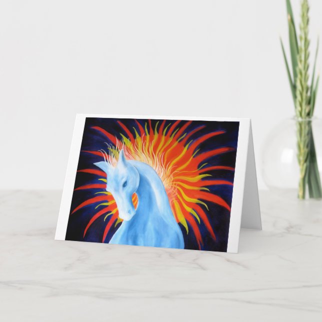 Spirit Horse Greetings Card (Front)