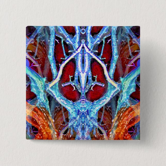 SPIRIT IN THE TREE 15 CM SQUARE BADGE (Front)