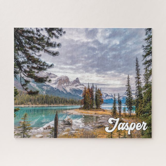 Spirit Island, Jasper National Park Jigsaw Puzzle (Horizontal)