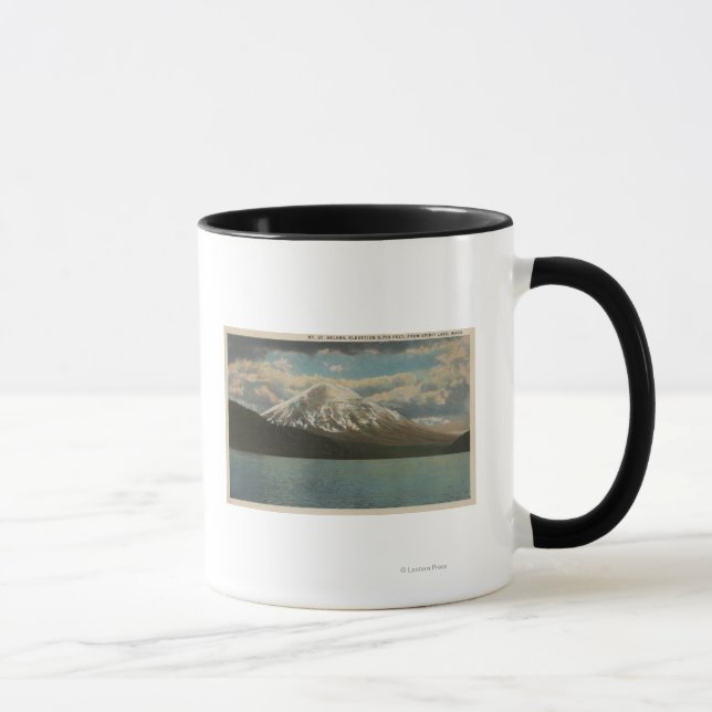 Spirit Lake, WA - View of Mt. St. Helens Mug (Right)