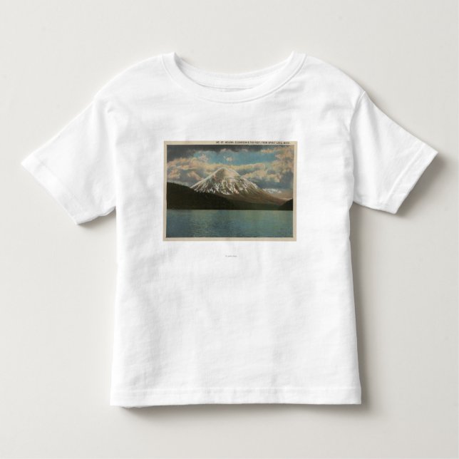 Spirit Lake, WA - View of Mt. St. Helens Toddler T-Shirt (Front)