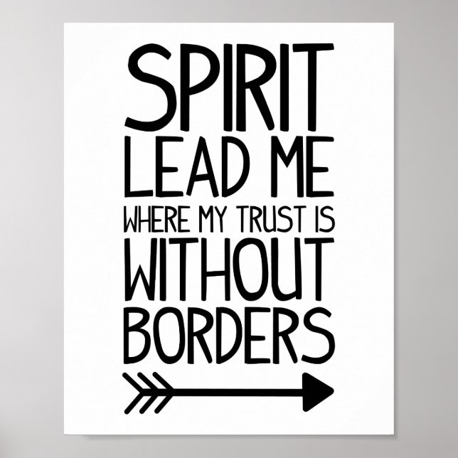 Spirit Lead Me Print (Front)