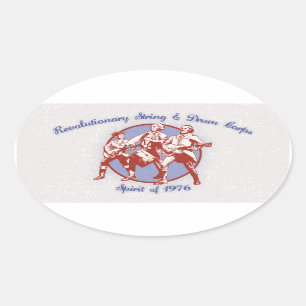 Spirit of 1976 oval sticker