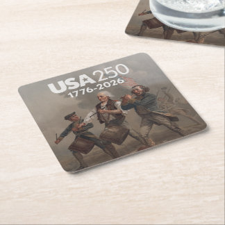 Spirit of 76 - America's 250th Anniversary Square Paper Coaster