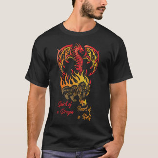 Spirit of a Dragon, Heart of a Wolf T-Shirt