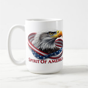 Spirit of America American Flag Patriotic Coffee Mug