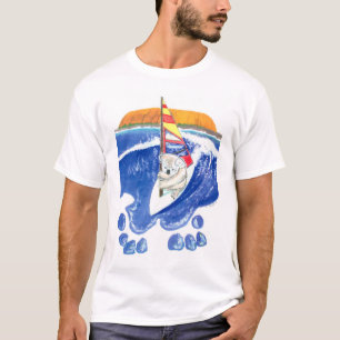 Spirit of Australia Kids Koala Bear Surfing Shirt