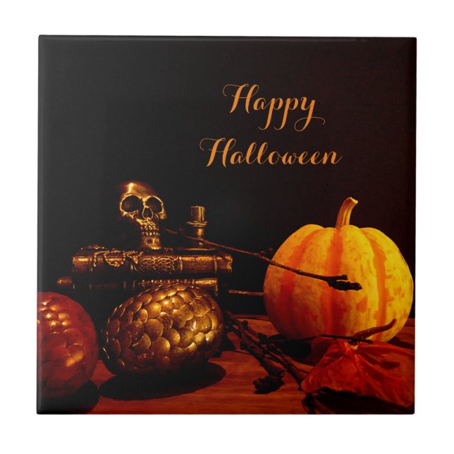 Spirit of Autumn - Still Life Ceramic Tile (Front)